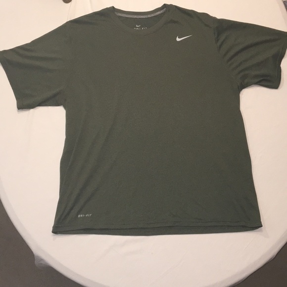 army green dri fit shirt